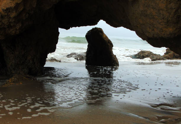 istock A Rock in a Malibu Sea Cave 692714630