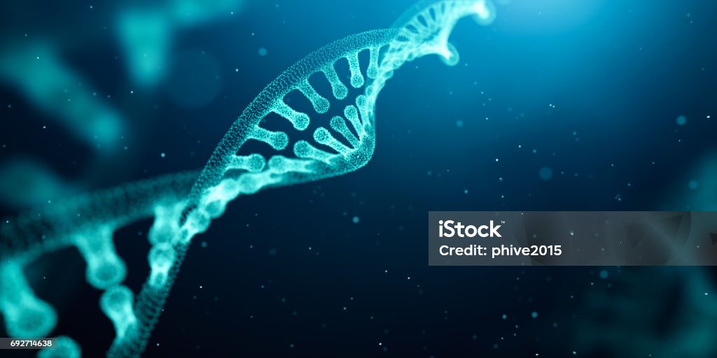 DNA structure DNA structure - 3D Rendering DNA Stock Photo