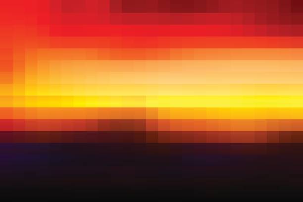 istock Purple orange yellow red brown mosaic square tiles background 692717654