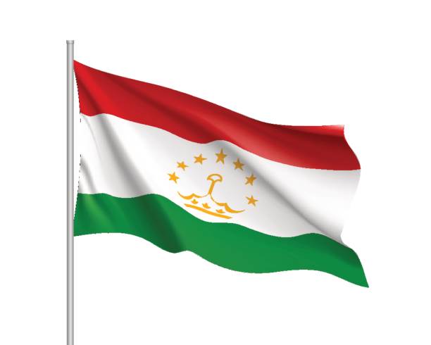 istock National flag of Tajikistan Republic. 692721200