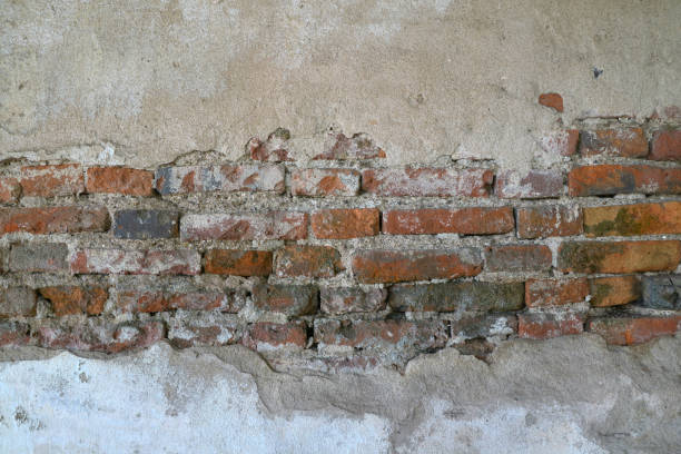 istock Brick wall taken from the ancient in Thailand. 692724344