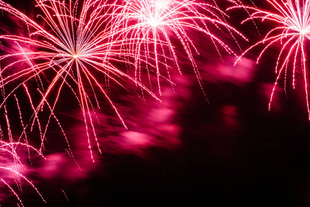 istock colorful fireworks brighten up the night sky 692739784