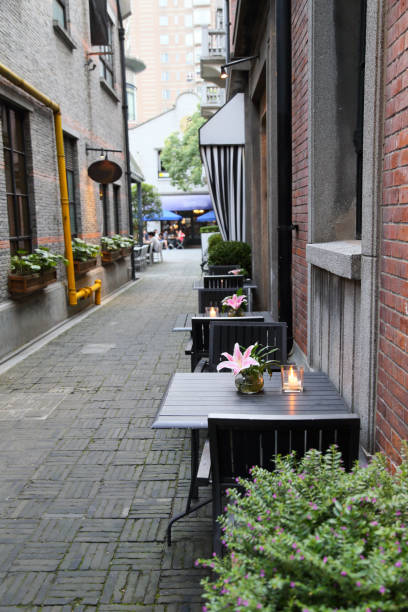 istock Shanghai Xintiandi outdoor restaurant 692743494