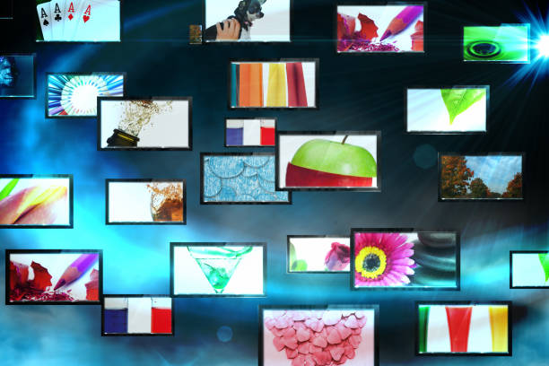 istock Screen collage showing lifestyle images 692751344