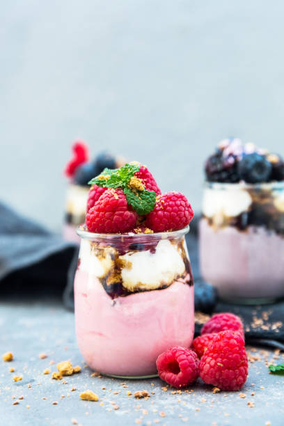 istock fresh black forest cherry dessert in a glass 692756116