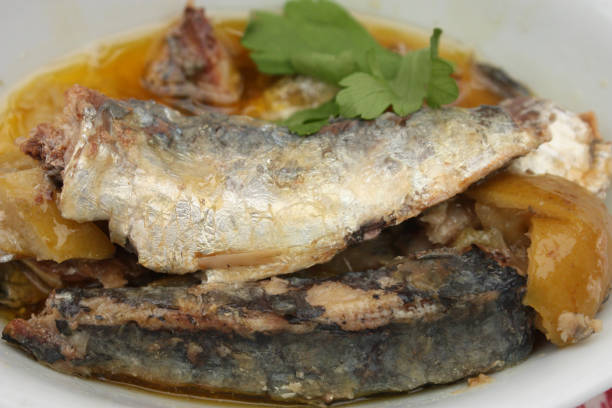 istock Canned sardines in olive oil 692758362