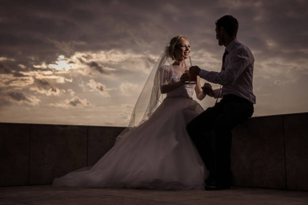 istock Let's toast to our marriage! 692767702