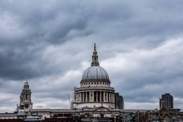 istock Storm clouds gather over St Pauls Cathedral London. 692767830
