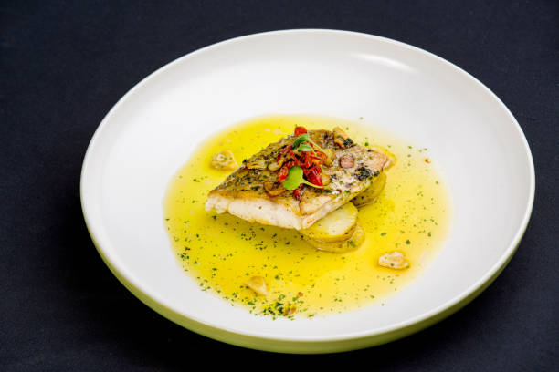 istock Fish fillet in butter lemon sauce 692769520