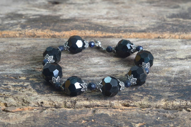 istock Black Onyx Bead Fine Jewelry Bracelet 692771870