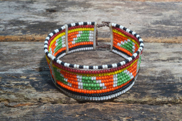 istock ethnic beaded jewelry isolated on wooden 692771976