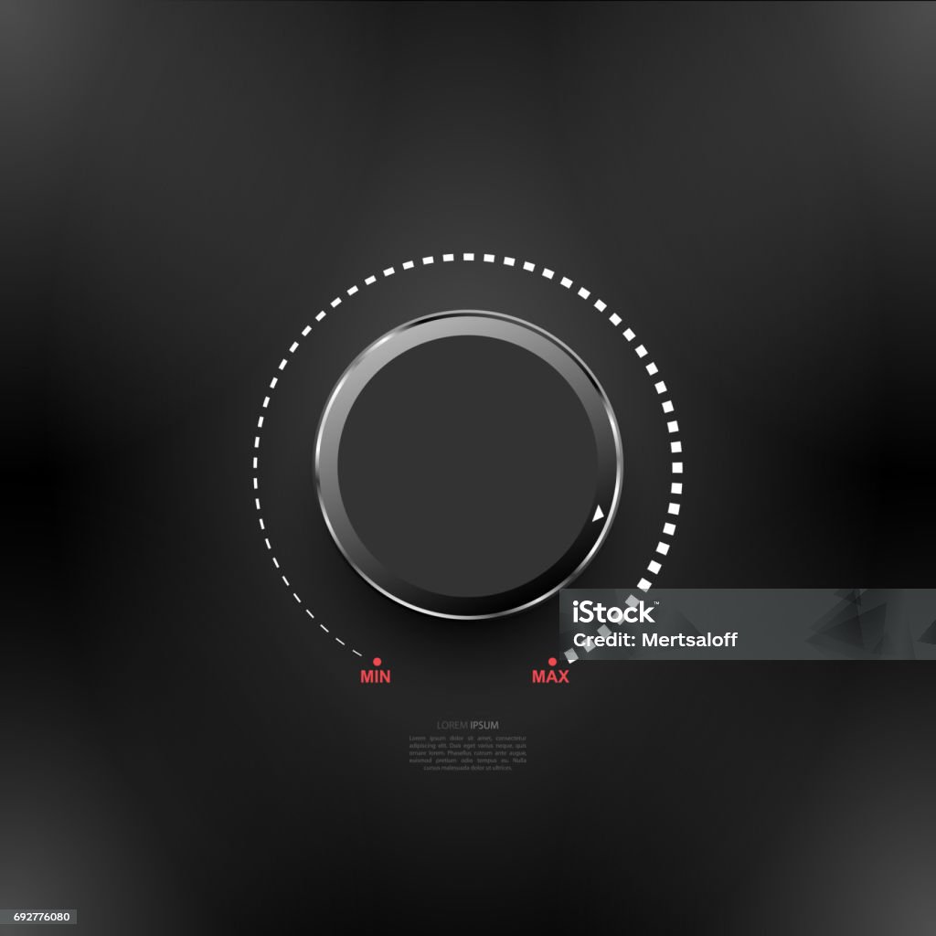 Control Volume On Background Isolated Object Abstract Stock ...