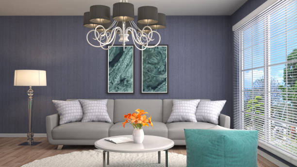 istock Interior living room. 3d illustration 692781768