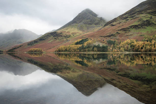 istock Stuning Autumn Fall landscape image of Lake Buttermere 692783174