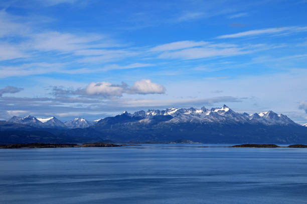 istock Mountains behind the beagle channel, Ushuaia, Argentina 692789942