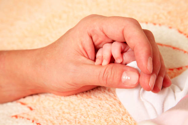 istock hands of parents and the child 692797204