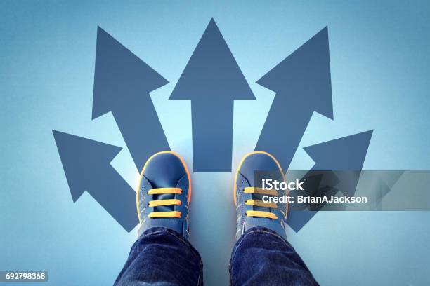Taking Decisions For The Future Stock Photo - Download Image Now - Choice, Child, Education