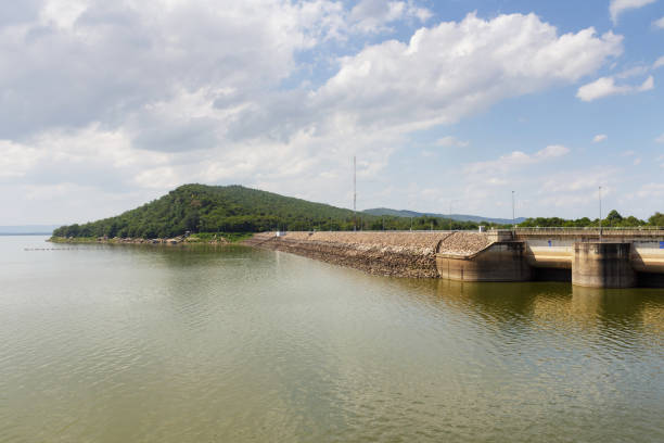 istock Thailand Ubon Ratana dam very nice view of river between mountain 692800706