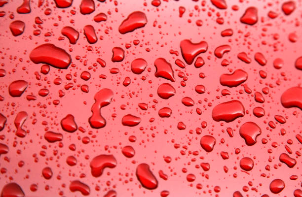 istock Water drops of rain on glass background 692805132