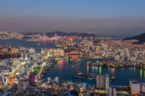 istock Busan Skyline Sea, Korea 692805976