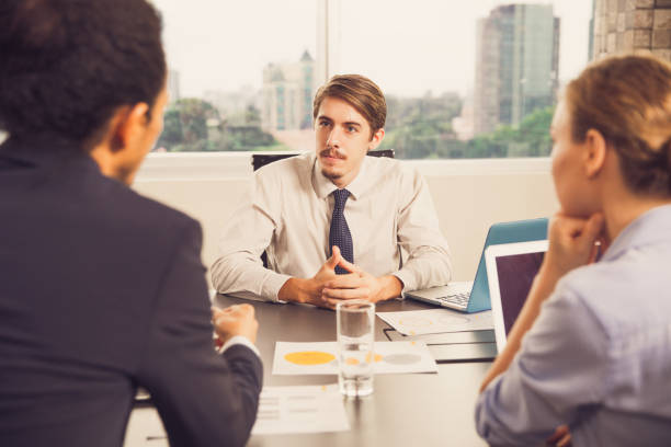 istock Business Leader Listening to Team 692806130