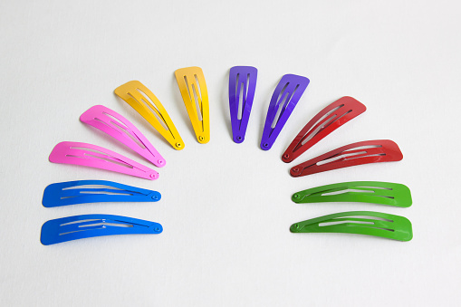 Colorful hair clip