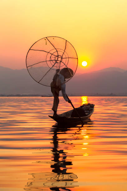istock Fisherman at Inle Lake, Myanmar. 692826562