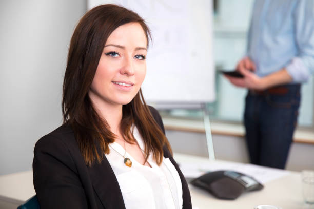 istock Confident Businesswoman Smiling In Office 692832834