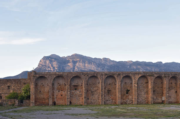 istock wall in Ainsa village Aragon Pyrenees 692835250