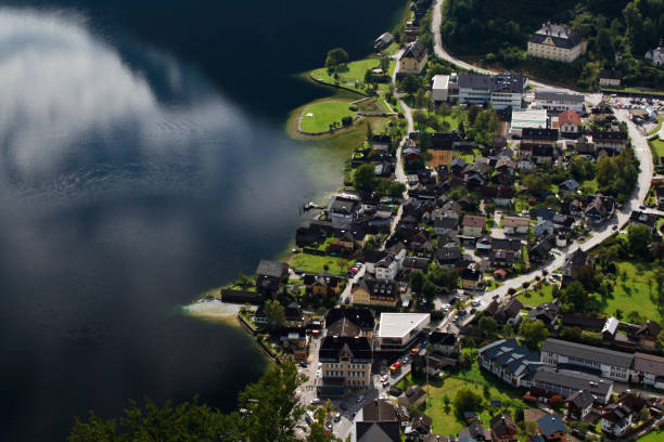 A NICE TOWN stock photo