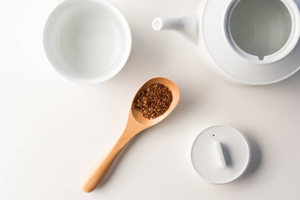 Rooibos tea, cups and teapot
