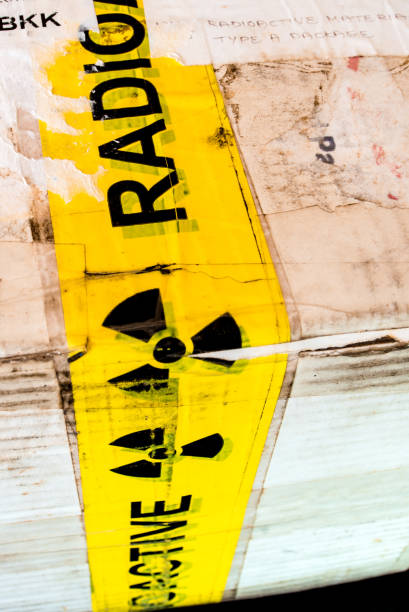 istock Paper box package of small radioactive material 692849182