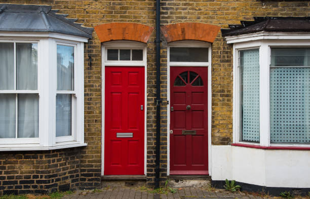 istock Traditional English house front entrance 692859372
