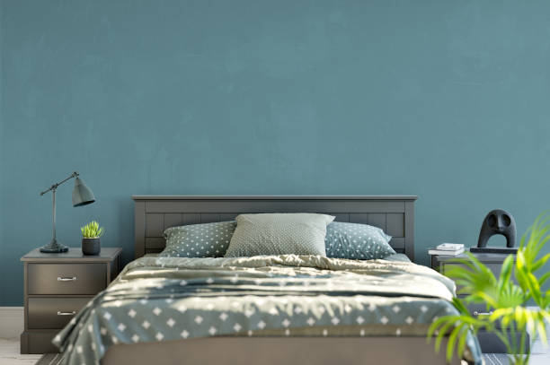 istock mock up wall interior. Scandinavian style. Wall art. 3d rendering, 3d illustration 692865484