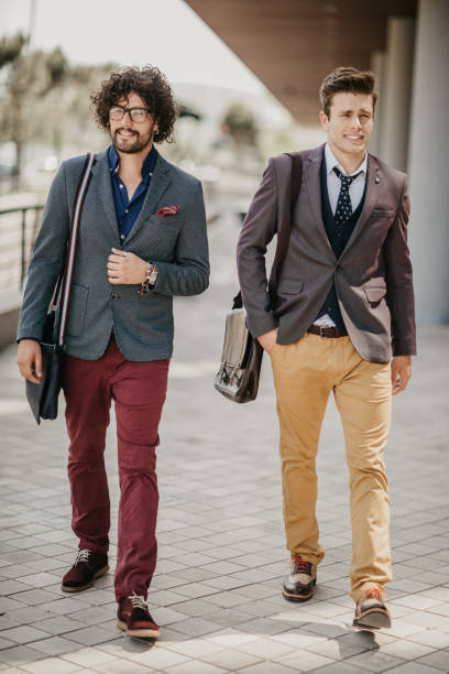 istock Handsome businessmen returning from a business meeting 692866468