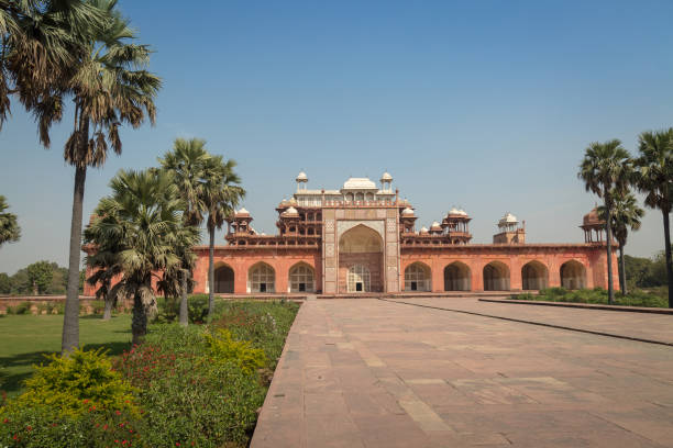 istock Akbar's Tomb at Sikandra Agra - A classic Mughal Indian architectural structure of Medieval India. 692880114