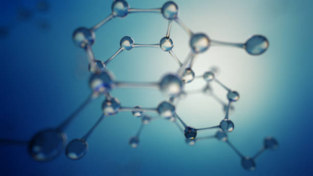 istock 3d illustration of glass molecules. Atoms connection concept. Abstract science background. 692883276