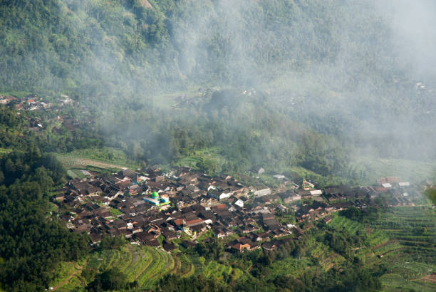 A Small Village on Mount Merbabu Slope