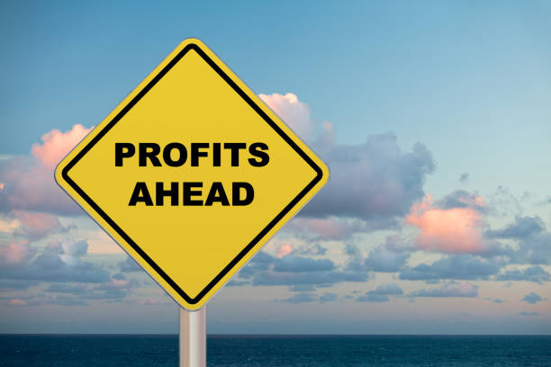 istock Crossing Sign - Profits Ahead 692883668