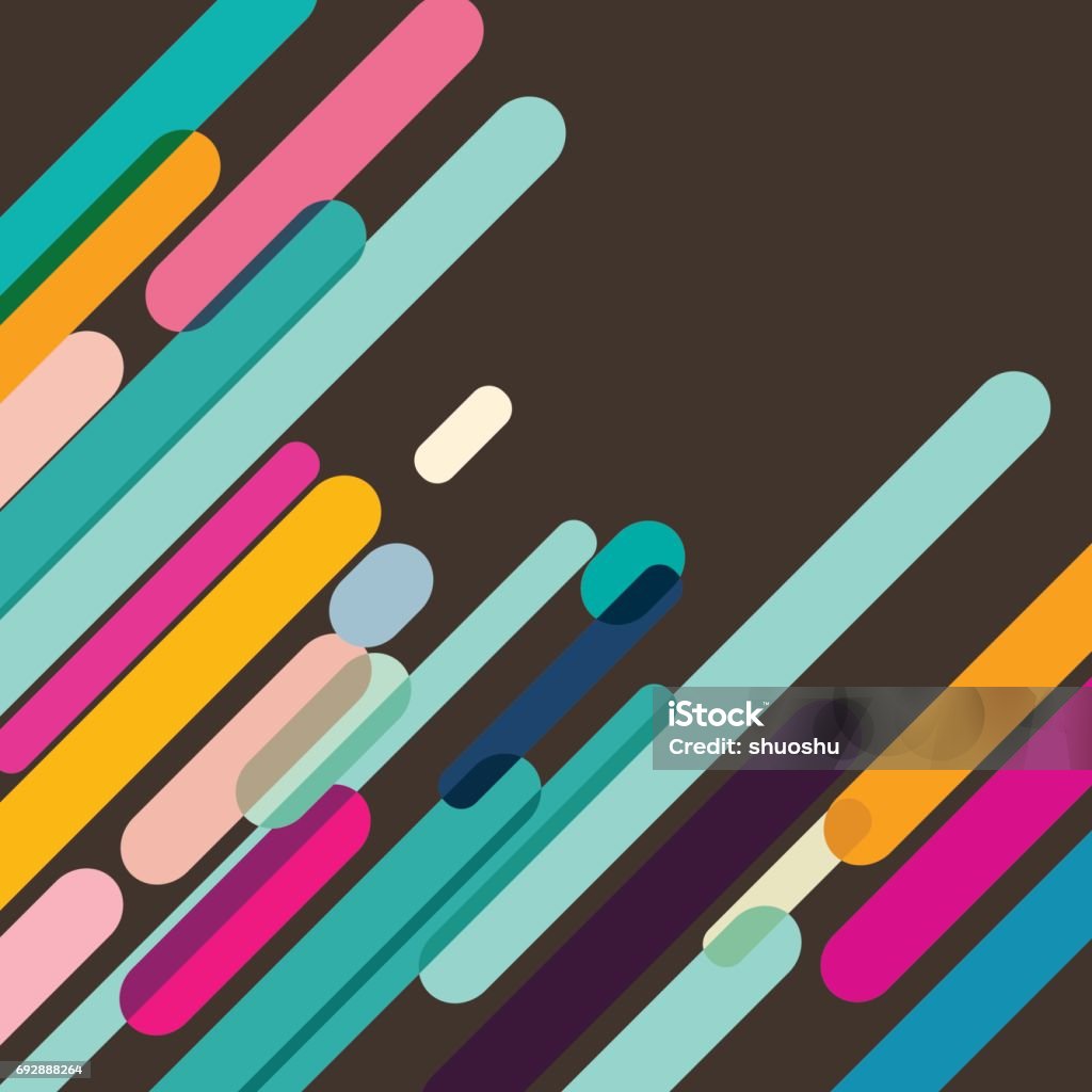 Color Retro Pattern Background Stock Illustration - Download Image Now ...
