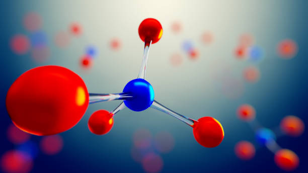 istock 3d illustration of molecule model. Science background with molecules and atoms. 692901228
