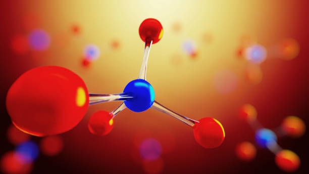 istock 3d illustration of molecule model. Science background with molecules and atoms. 692901262