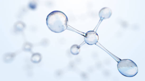 istock 3d illustration of molecule model. Science background with molecules and atoms. 692901394
