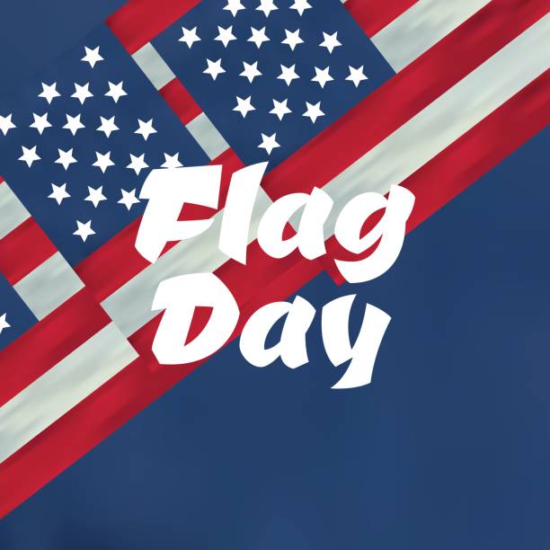 istock illustration of abstract American Flag Happy flag day vector bac 692910338