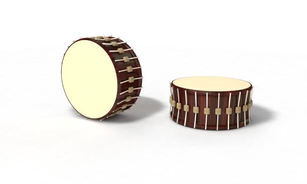 Ramazan drums of background, 3d render stock photo