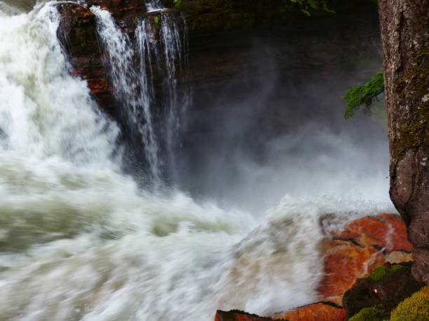 istock Waterfalls in color and black and white 692927644