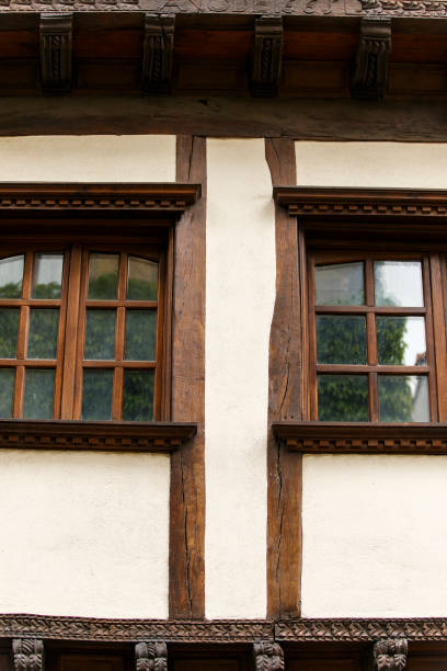 istock wooden windows, hondarribia-spain 692931046