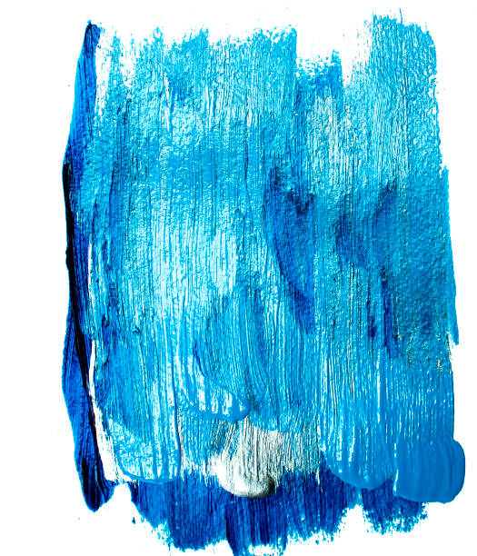 istock Blue background of vertical brushstrokes 692936772