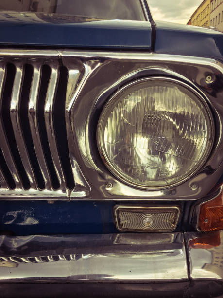 istock Detail of a old car – Headlight 692944556