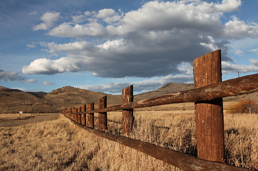 Colorado Rocky Mountains ranch fence